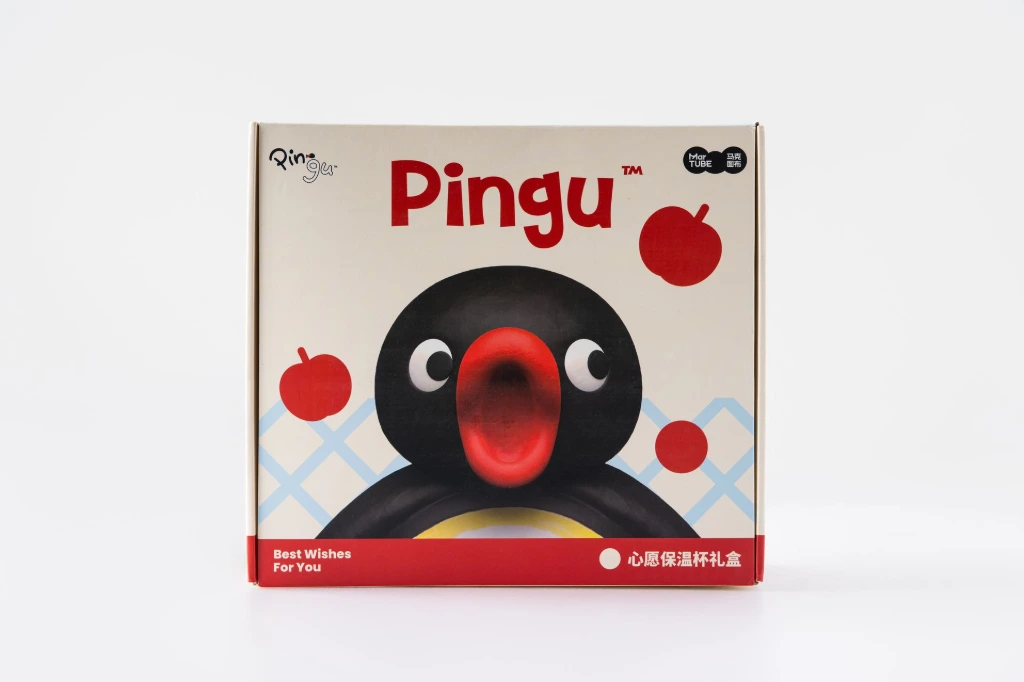 Pingu 心願保溫杯禮盒正面外包裝